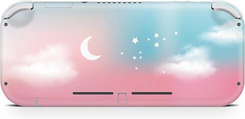 تصميم TACKY DESIGN Clouds Skin متوافق مع Nintendo Switch lite Skin، لون باستيل متوافق مع غطاء Switch lite من الفينيل 3M غلاف كامل لطيف متوافق مع ملصق Switch lite in Saudi Arabia
