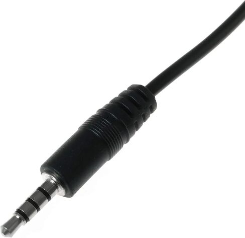 E-outstanding 3.5mm Female Jack to Bare End 2PCS Black TRRS 4 Pole 1/8" Plug Connector Audio Cable for Headphone Headset Earphone in Saudi Arabia