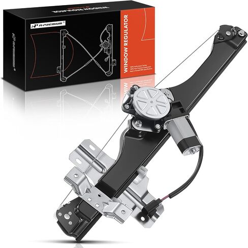 A-Premium Power Window Regulator with 2 Pins Motor Replacement for Chevrolet Traverse GMC Acadia Saturn Outlook Buick Enclave Front Right Passenger Side in Saudi Arabia