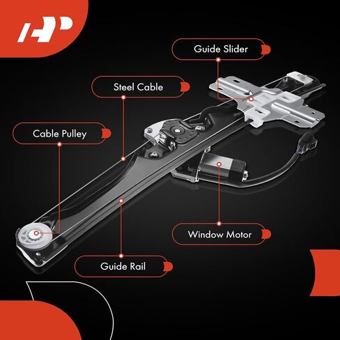 A-Premium Power Window Regulator with 2 Pins Motor Replacement for Chevrolet Traverse GMC Acadia Saturn Outlook Buick Enclave Front Right Passenger Side in Saudi Arabia