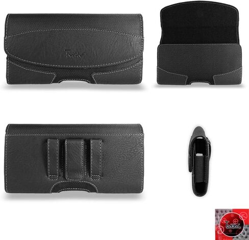 حافظة TMAN لهاتف OnePlus Nord N200 5G، [XL] حافظة جلدية PU مناسبة [حافظة] حافظة بمشبك لهاتف OnePlus Nord N200 5G (تناسب الهاتف مع حافظة Defender on/Hybrid Box on) in Kuwait