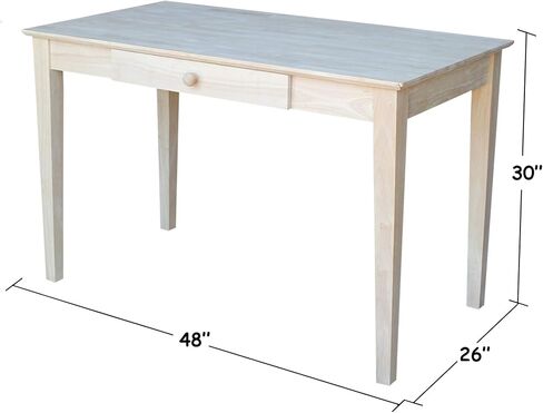 مكتب أساسي من International Concepts مزود بدرج، غير مكتمل in Kuwait