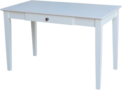 International Concepts Basic Desk with Drawer, Unfinished in Saudi Arabia