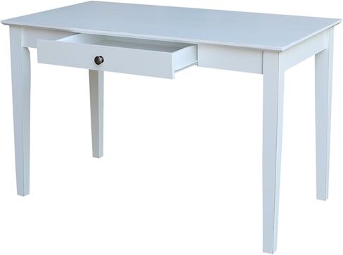International Concepts Basic Desk with Drawer, Unfinished in Saudi Arabia