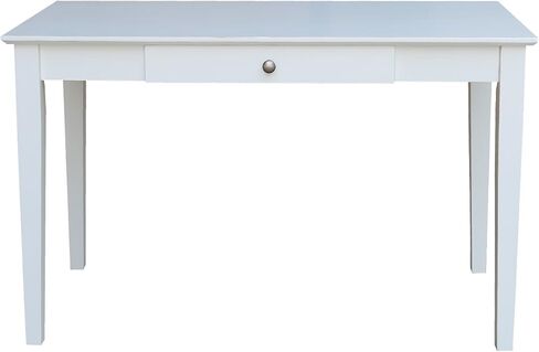 International Concepts Basic Desk with Drawer, Unfinished in Saudi Arabia