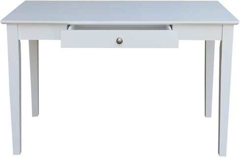 International Concepts Basic Desk with Drawer, Unfinished in Saudi Arabia