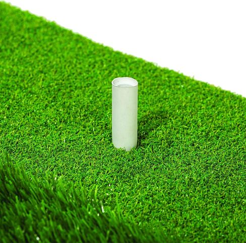 Franklin Sports Tri-Turf Golf Hitting Mat with Rubber Tee - Practice Aid Golf for All Levels - Portable Hitting Grass for Golf Driving, Green Multi, (Model: 92502X) in Saudi Arabia