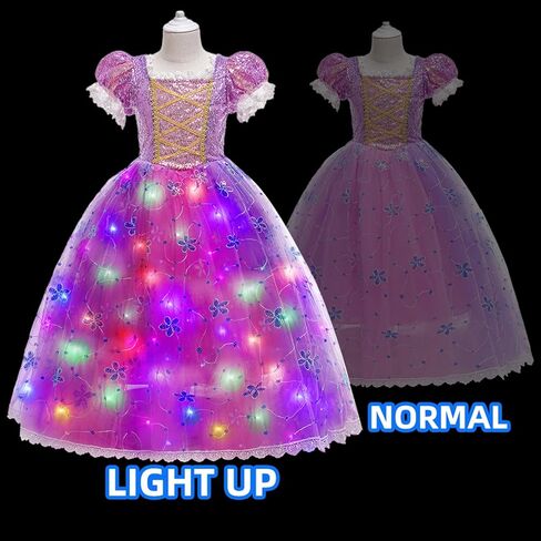فستان الأميرة توتو دريمز LED للفتيات مع ملحقات كاملة لملابس الهالوين وهدايا حفلات أعياد الميلاد in Kuwait