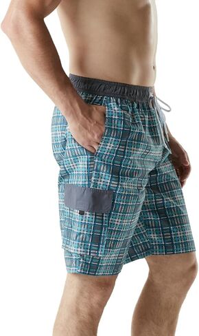 TSLA Men's Quick Dry 11 Inches Swim Trunks, Beach Board Shorts with Inner Mesh Lining, Bathing Suits with Pockets in Saudi Arabia