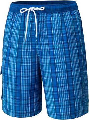 TSLA Men's Quick Dry 11 Inches Swim Trunks, Beach Board Shorts with Inner Mesh Lining, Bathing Suits with Pockets in Saudi Arabia