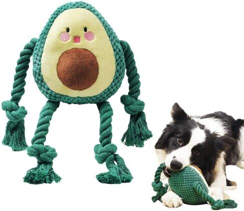 Dog Toys for Boredom and Stimulating,Avocado Dog Toys Squeaky Dog Toys Plush Dog Toys for Aggressive Chewers Pet Toys for Large Dogs Medium, Small Dogs in Saudi Arabia