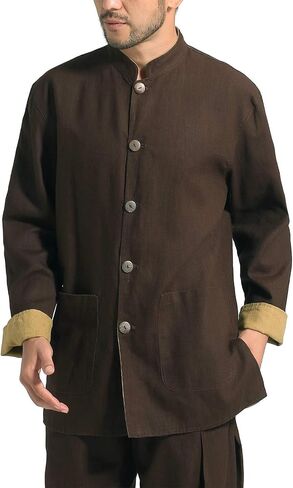 Men's Reversible Mao Suit Style Jacket in Saudi Arabia
