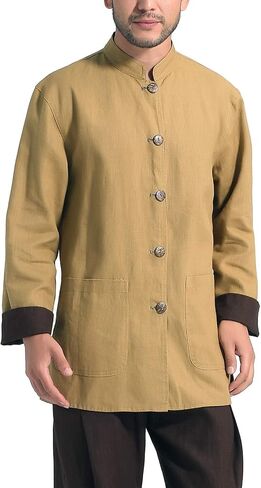 Men's Reversible Mao Suit Style Jacket in Saudi Arabia