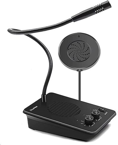 Window Speaker Intercom System Dual Way Anti-Interference Intercommunication Microphone Talk Through Glass,Voice Intercom System for Bunsiness,Bank Counter,Store,Restaurant,Office,Station,School in Saudi Arabia