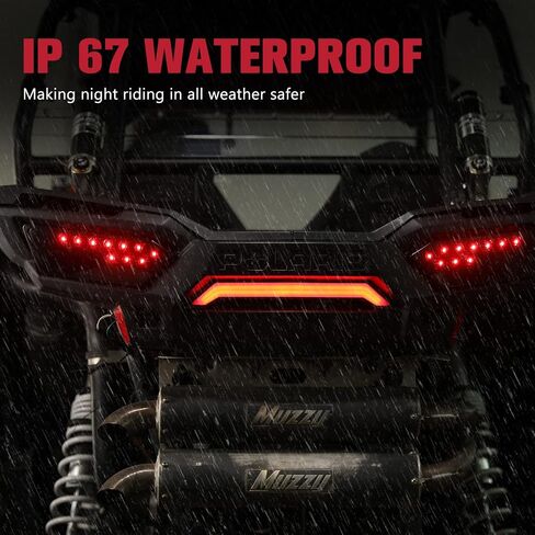 A & UTV PRO Front Fang Accent Lights Kit, Signature Light with Yellow LED Turn Signal for 2014-2018 Polaris RZR XP 4 1000, 2015-2020 RZR 900 XC 900S Accessories, Street Legal Plug-n-Play, 2PCS in Saudi Arabia