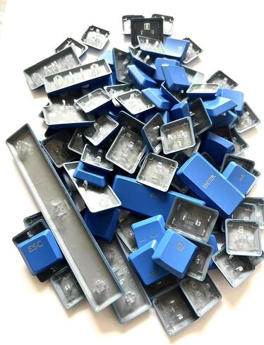 LZYDD Backlit KeyCap for Logitech G915TKL G915 G913 G815 G813 Keyboard keycaps, 111 Full Keys. Replacement Keycaps DIY Colored Keycaps (Black) in Saudi Arabia
