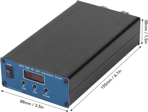ATU-130 Automatic Antenna Tuner 1.8‑50MHz 200W Aluminum Alloy Shell Miniature Shortwave Automatic Antenna Tuner for Home in Saudi Arabia