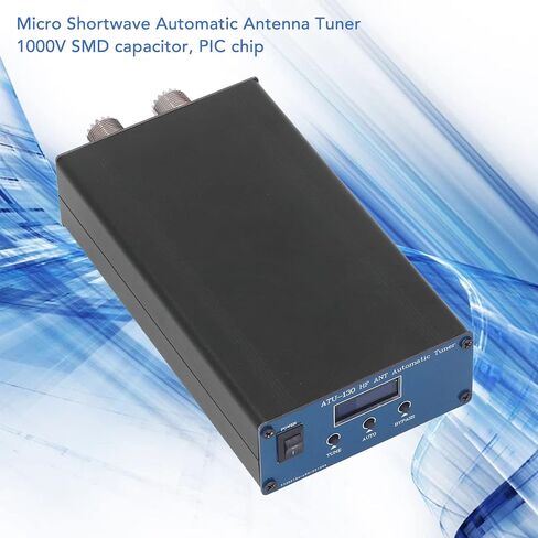 ATU-130 Automatic Antenna Tuner 1.8‑50MHz 200W Aluminum Alloy Shell Miniature Shortwave Automatic Antenna Tuner for Home in Saudi Arabia