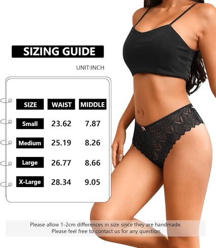 CULAYII Lace Thongs for Women String Criss Cross High waisted Underwear Hollow Out Cheeky Panties Sexy Women Thongs Pack in Saudi Arabia