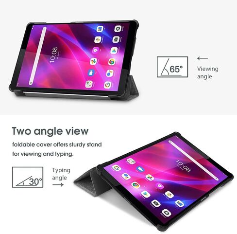 حافظة ProCase لجهاز Lenovo 8.0 بوصة Tab M8 Gen 3 2022/ Smart Tab M8 Gen 3 2022/Tab M8 HD LTE 2021/ Tab M8 HD/Smart Tab M8/Tab M8 FHD 2019، غطاء حماية نحيف ذو هيكل صلب لجهاز Lenovo M8 8 بوصة - أسود in Kuwait