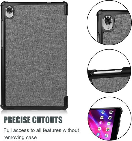 حافظة ProCase لجهاز Lenovo 8.0 بوصة Tab M8 Gen 3 2022/ Smart Tab M8 Gen 3 2022/Tab M8 HD LTE 2021/ Tab M8 HD/Smart Tab M8/Tab M8 FHD 2019، غطاء حماية نحيف ذو هيكل صلب لجهاز Lenovo M8 8 بوصة - أسود in Kuwait