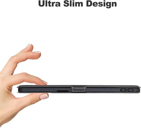 حافظة لينوفو تاب M11 مع حامل قلم وغطاء مغناطيسي رفيع للغاية لجهاز لينوفو تاب M11 حافظة تابلت TB330FU، اسود in Kuwait