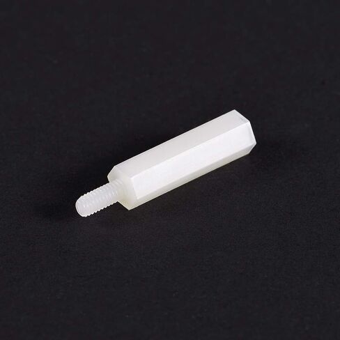 uxcell M2.5x20mm+6mm Male-Female Hex Nylon PCB Motherboard Spacer Standoff for FPV Drone Quadcopter, Computer & Circuit Board White 50pcs in Saudi Arabia