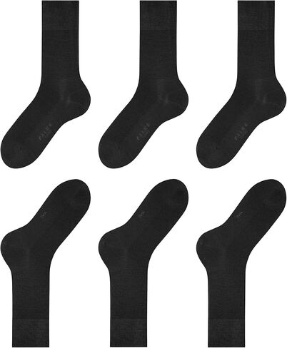 FALKE Men's Tiago 3-Pack M SO, Black, US Sizes 6.5 to 13.5 in Saudi Arabia