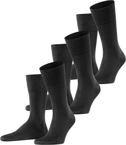 FALKE Men's Tiago 3-Pack M SO, Black, US Sizes 6.5 to 13.5 in Saudi Arabia