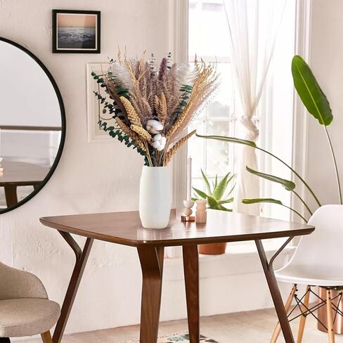 Dried Pampas Grass Decor, Natural Dried Flowers Eucalyptus Decor, Bouquet for Vase Home Floral Arrangements, Wedding Decorations (Dried Flower-01) in Saudi Arabia