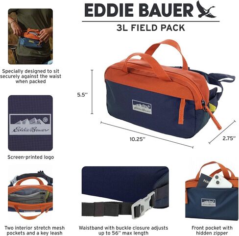 Eddie Bauer 3l Field Pack with Adjustable Waistband in Saudi Arabia