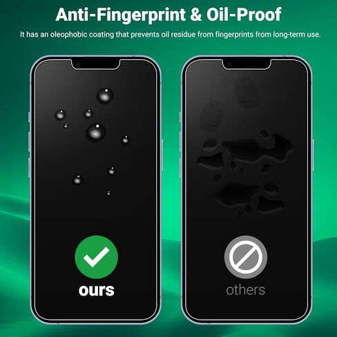 JINTONG 4 عبوات من واقي الشاشة الزجاجي المقوى لهاتف iPhone 14 (6.1 بوصة) طبقة من الزجاج المقسى، فائقة الدقة، مقاومة للخدش، صديقة للحافظة، خالية من الفقاعات in Kuwait