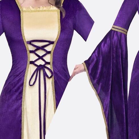 Spooktacular Creations Renaissance Costume Women, Velvet Medieval Dress for Women, Irish Renaissance Dress for Halloween in Saudi Arabia