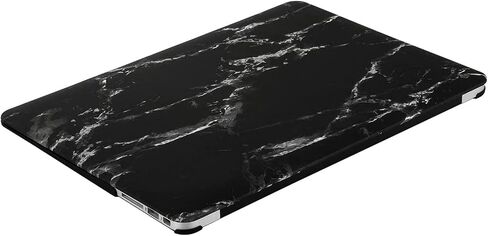 حافظة MOSISO متوافقة مع جهاز MacBook Air مقاس 13 بوصة (الطرازات: A1369 وA1466، الإصدار الأقدم إصدار 2010-2017)، حافظة صلبة بنمط بلاستيكي وغطاء لوحة مفاتيح وواقي شاشة، رخام أسود in Saudi Arabia