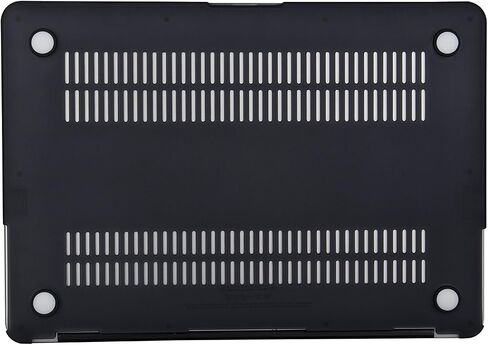 حافظة MOSISO متوافقة مع جهاز MacBook Air مقاس 13 بوصة (الطرازات: A1369 وA1466، الإصدار الأقدم إصدار 2010-2017)، حافظة صلبة بنمط بلاستيكي وغطاء لوحة مفاتيح وواقي شاشة، رخام أسود in Saudi Arabia