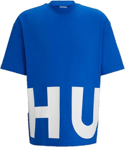 HUGO Men's Block Letter Logo Cotton T-Shirt in Saudi Arabia