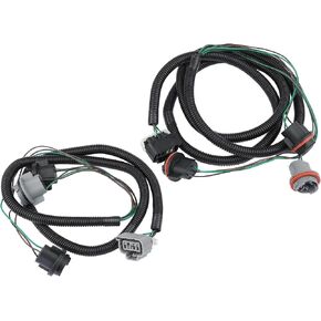 A-Premium Tail Light Wiring Harness Compatible with Chevrolet Silverado 1500 2500 HD 3500 HD GMC Sierra 3500 HD Driver and Passenger Side 2-PC Set