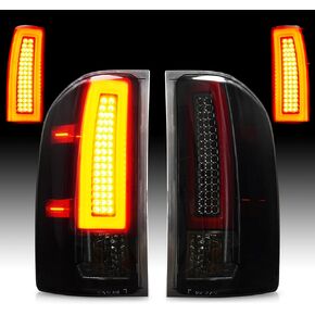 LED Tail Light Fit for Chevy Silverado 1500 2500HD 3500HD 07-14, for GMC Sierra 3500HD 08-14, for 11-14 Sierra Denali 3500 with Dual Rear Wheel ONLY Rear Taillight, Clear Lens
