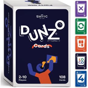 DUNZO (BYOB Edition) - Party Version of Classic Card Game - Draw Two, Skip, Reverse, Get Loco - Fun Games for Friends - Perfect for College Parties, Birthdays, Bachelorettes, or Any Event!