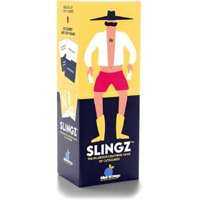 Blue Orange Slingz Games, Fast and Hilarious Word Card Party Game of Categories for Ages 10 & Up, 2 to 7 Players