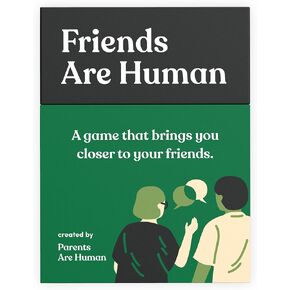 Friends are Human | 140 Conversation Cards to Help Deepen Friend Relationships | Card Game for Bonding & Communication | Therapy for Adults | from The Makers of Parents Are Human
