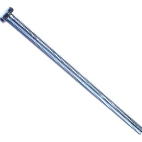 014973243975 Full Thread Hex Tap Bolts, 1/4-20 x 6-Inch , zinc