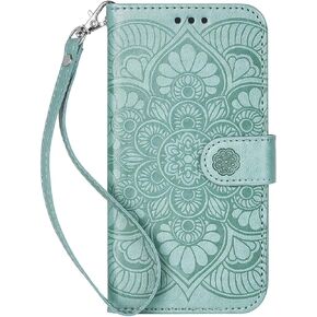 iPhone XR Wallet Case,[RFID Blocking] 3 Card Holder Stand with Credit Card Slot PU Leather Magnetic Protective Flip Cover for iPhone Xr (Purple)