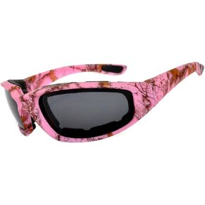 OWL Men Women Padded Foam Motorcycle Riding Glasses Goggles 99% UV protection in Kuwait