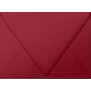 LUXPaper A6 Contour Flap Invitation Envelopes | 4 3/4" x 6 1/2" | Garnet Red | 80lb. Text | 50 Qty