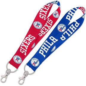Philadelphia 76ers Official NBA 8" Lanyard Keychain by Wincraft