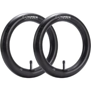 YunSCM 2-Pcs 12" Bike Tubes 12x2.125/2.5 AV32mm Schrader Valve 12" Bicycle Inner Tubes Compatible with 12 x 2.125 12 x 2.2 12 x 2.25 12 x 2.3 12 x 2.35 12 x 2.4 12x2.5 Kid Bike Tire Tubes