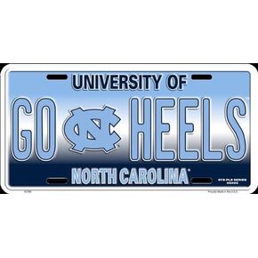 GO Heels UNC Novelty License Plate