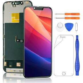 Yodoit for iPhone 13 Pro Screen Replacement OLED Kit FHD COF Display (A2483, A2636, A2639) 3D Touch Digitizer Glass Assembly with Repair Tool 6.1 Inch