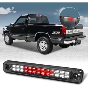 3rd Third Tail Rear Brake Light Replacement For 1988 1989 1990 1991 1992 1993 1994 1995 1996 1997 1998 1999 Chevy GMC C/K-Series GMT400, Waterproof Dual Row Tail Rear Cargo Light Lamp (Smoke)